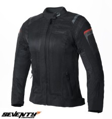 Geaca (jacheta) femei pentru scuter - motocicleta Touring Seventy vara model SD-JT58 culoare: negru Negru XXL