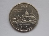 QUARTER DOLLAR 2000 USA -COMEMORATIV-VIRGINIA