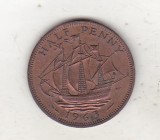 Bnk mnd Marea Britanie Anglia 1/2 penny 1963, Europa