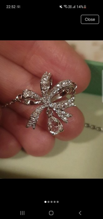 Brarara Swarovski Volta small bow