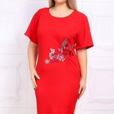 Rochie de ocazie Georgia rosu - 48Marimea