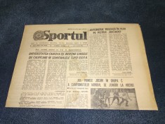 ZIARUL SPORTUL 3 MARTIE 1983 UNIVERSITATEA CRAIOVA KAISERSLAUTEN