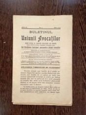 Buletinul Uniunii Avocatilor Anul IX Nr. 5 1932 foto