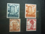 Set timbre Germania Deutsches Reich Generalgouvernement Turnul Lublin Nothilfe - A228