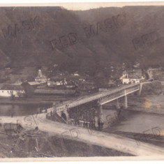 1085 - CAINENI, Valcea, Bridge, Romania - old postcard, real Photo - unused