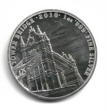 Marea Britanie - 2018 Landmarks of Britain TOWER BRIDGE - 1OZ .999 Argint Bullion 2 Pounds