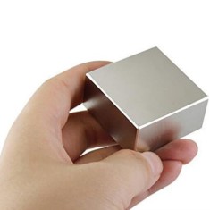 Magnet Neodim puternic, 60 Kg forta, forma de bloc, 40mm x 40mm x 20mm, recomandat pentru atractie - MagNeo