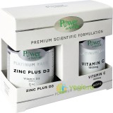 Pachet Zinc Plus D3 ( Zinc 15mg + Vitamina D3 2000IU) Platinum 30tb + Vitamina C 1000mg Platinum 20tb