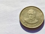 525. Moneda India 5 rupees 2010 (C. Subramaniam), Asia