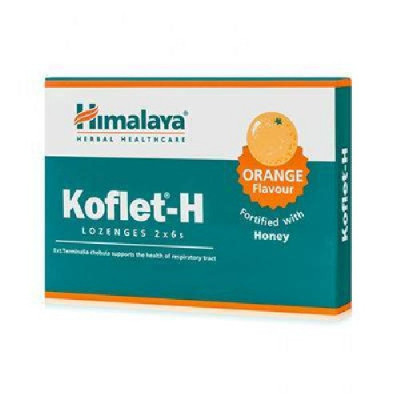 Koflet Pastile Portocale Prisum Himalaya 12buc foto