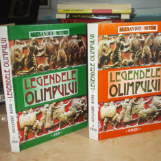 ALEXANDRU MITRU - LEGENDELE OLIMPULUI ( 2 VOL : ZEII + EROII ) , 1999 _CARTONATE