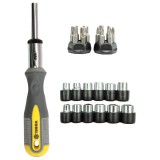 Vorel 60975 - Set capete de insurubare si chei tubulare mixt 29 bucati