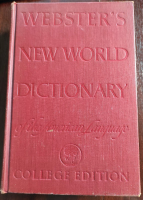 Webster&amp;#039;s new world dictionary of the american language - 1964 foto