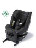 Scaun Auto i-Size 3 luni - 7 ani Salia Kid Exclusive Fibre Black, Recaro