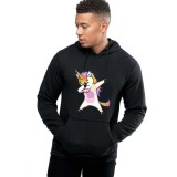 Hanorac Barbati Negru - Cool Unicorn - S