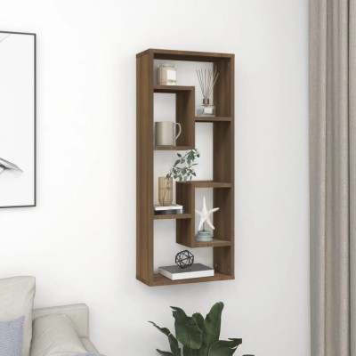 vidaXL Raft de perete, stejar maro, 36x16x90 cm, lemn compozit 815848 foto