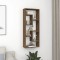 vidaXL Raft de perete, stejar maro, 36x16x90 cm, lemn compozit 815848