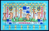 Cumpara ieftin RO 2002 LP 1595 &quot;A 35-a Olimpiada Sah Slovenia&quot; -bloc triptic , colita 324 , MNH, Nestampilat