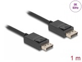 Cablu Displayport 16K30Hz/8K60Hz/4K120Hz T-T 1m, Delock 80492
