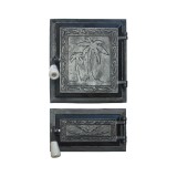 Cumpara ieftin Usa pentru soba si cenusar, model PALMIER, neagra