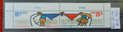 TS21 - Timbre serie DDR - 1970 Mi1596-97 foto