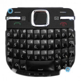 Tastatura Nokia C3 QWERTY, tastatura neagra piesa de schimb 1120