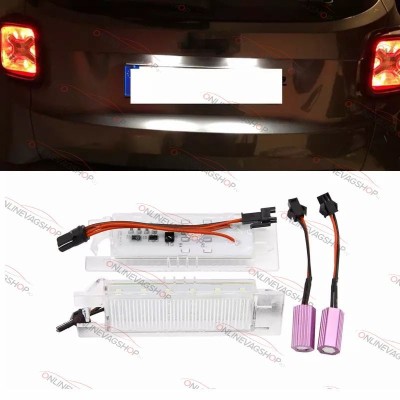 Set lampi LED numar Jeep Renegade 2015- 2022 foto