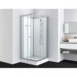 Cabina De Dus Cu Hidromasaj Cadita Joasa, Fara Plafon Sanotechnik Forte1 Ps14