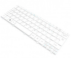 Tastatura laptop Acer Aspire 5349 alba US sau UK cu rama foto