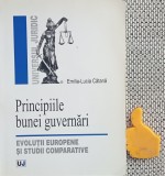 Principiile bunei guvernari Evolutii europene si studii Catana Emilia-Lucia