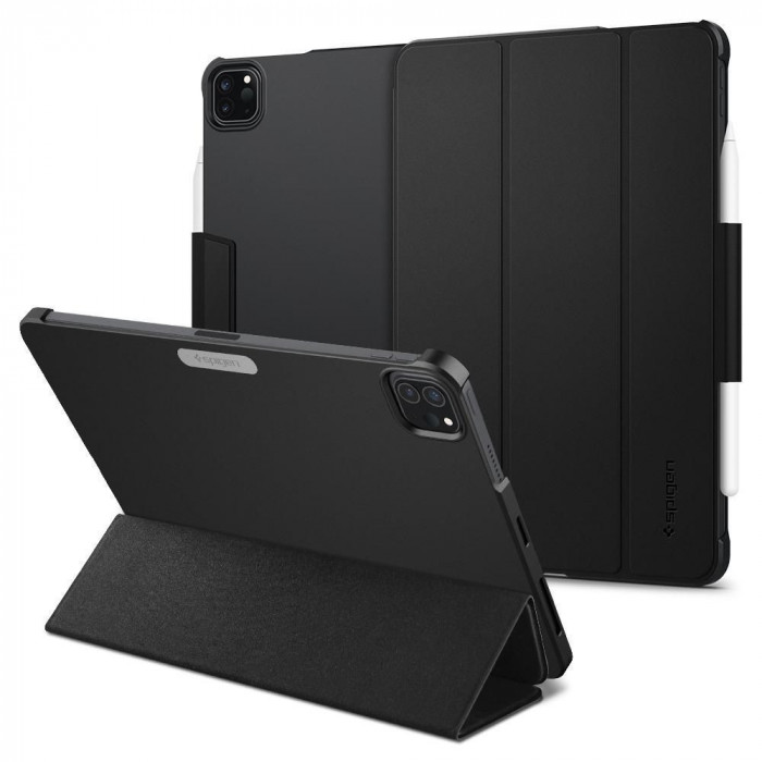 Husa pentru iPad Air 4 / 5 (2020/2022) / iPad Pro 11 (2018 / 2020 / 2021 / 2022) - Spigen Smart Fold Plus - Black