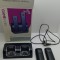 Stand dual incarcare controller Wii Remote + Acumulatori - Negru