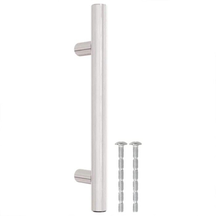 Manere de dulap, 10 buc., argintiu, 96 mm, otel inoxidabil