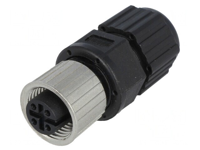 Mufă M12 4-PIN Mamă IP68 pentru DeviceNet/CANopen pe Cablu