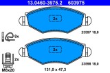 ATE 13.0460-3975.2 set placute frana,frana disc