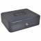 vidaXL Cutie de Bani cu blocare Negru 30 x 24 x 9 cm Oțel 42011322