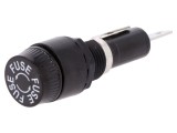 Clemă Panou Neagră SCI R3-14C 6,3x30-32mm 10A 250VAC 100M&Omega;