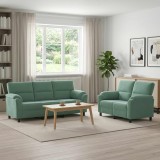 Cumpara ieftin Set de canapea 2 pcs Verde Marii Catifea