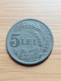 Moneda Romania 5 lei 1942