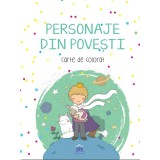 Personaje din povesti - carte de colorat - Editura DPH