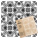 Șablon de plastic reutilizabil pentru țiglă // ISNA - 10x10cm
