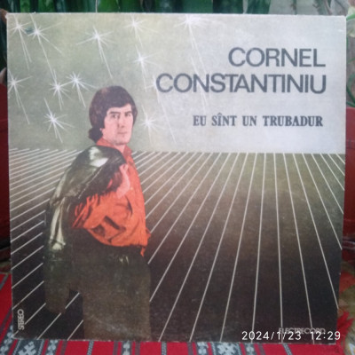 -Y- CORNEL CONSTANTINIU - EU SUNT UN TRUBADUR ( EX + )DISC VINIL LP foto