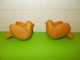 Cumpara ieftin PASARI IN ZBOR sculptate in LEMN , sculptura