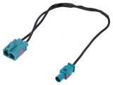 Adaptor Antenă Fakra Dublu 0.25m Audi RNS-E, 4Carmedia