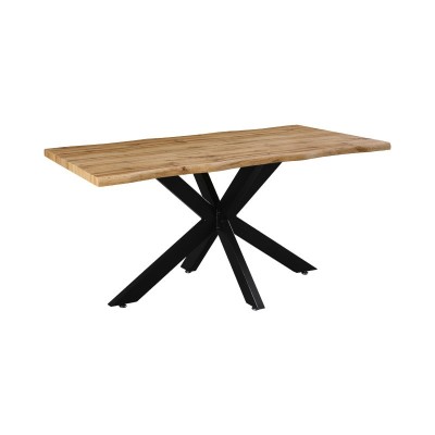 Masa Gilman MDF in Sonoma--culoare neagra 150x90x75cm foto
