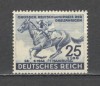 Deutsches Reich.1942 Marele premiu la galop cai Hamburg XD.77, Nestampilat