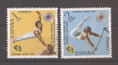 Spania 1971 - Campionatele Europene de gimnastică, Madrid, MNH foto