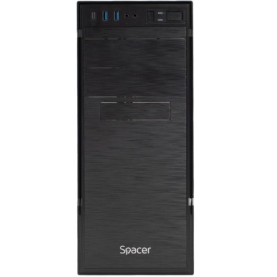 Carcasa Spacer Apollo, Mid Tower, Black foto