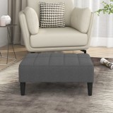 Taburet, gri deschis, 78x56x32 cm, material textil