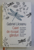 CAIET DE RICOSAT GANDURI SAU DESPRE MISTERIOASA CIRCULATIE A IDEILOR DE - A LUNGUL TIMPULUI de GABRIEL LIICEANU , 2019, Humanitas